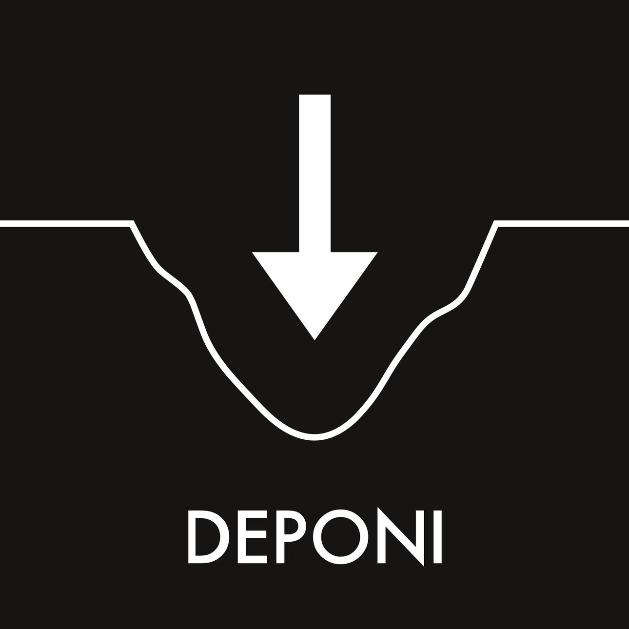 Piktogram affald til deponi