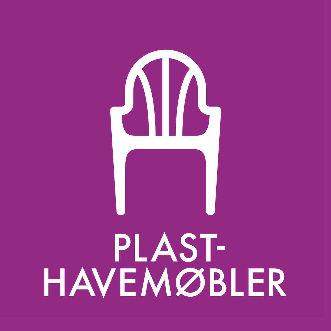 Plast havemøbler piktogram