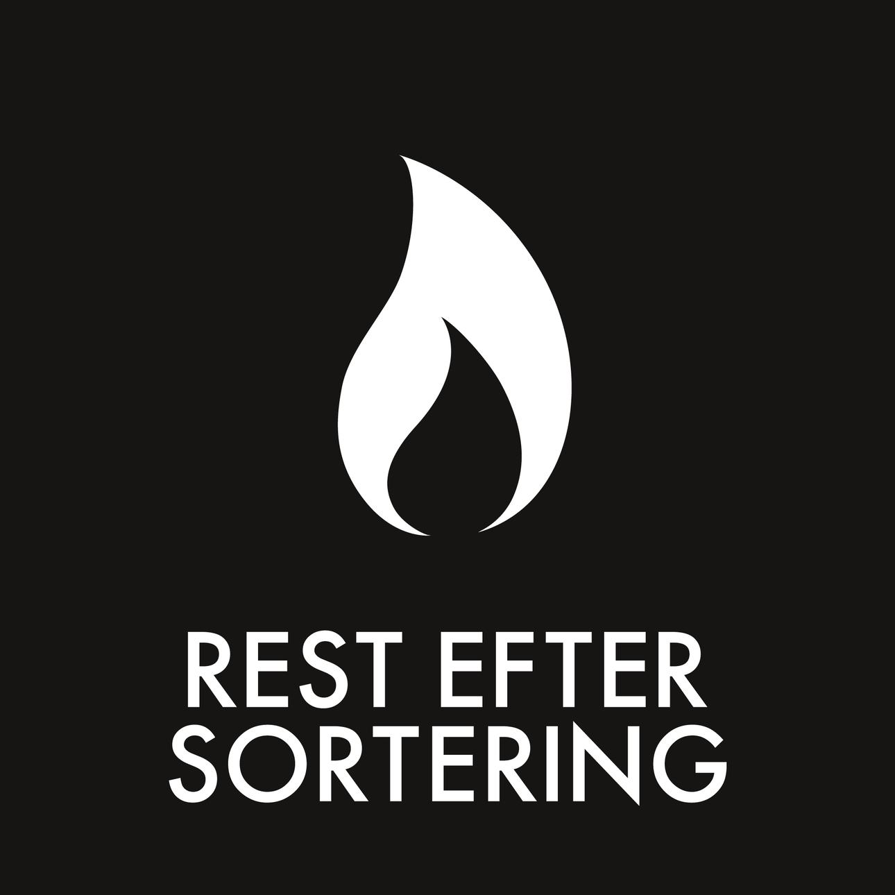 Rest efter sortering piktogram