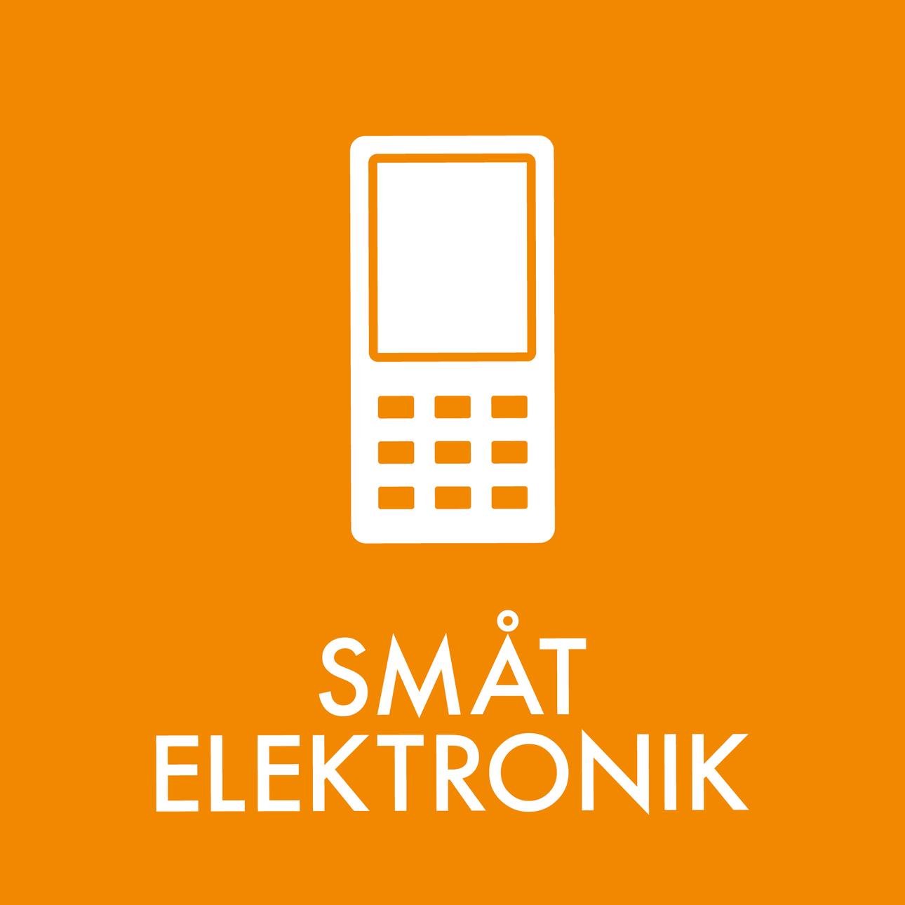 Småt elektronik piktogram