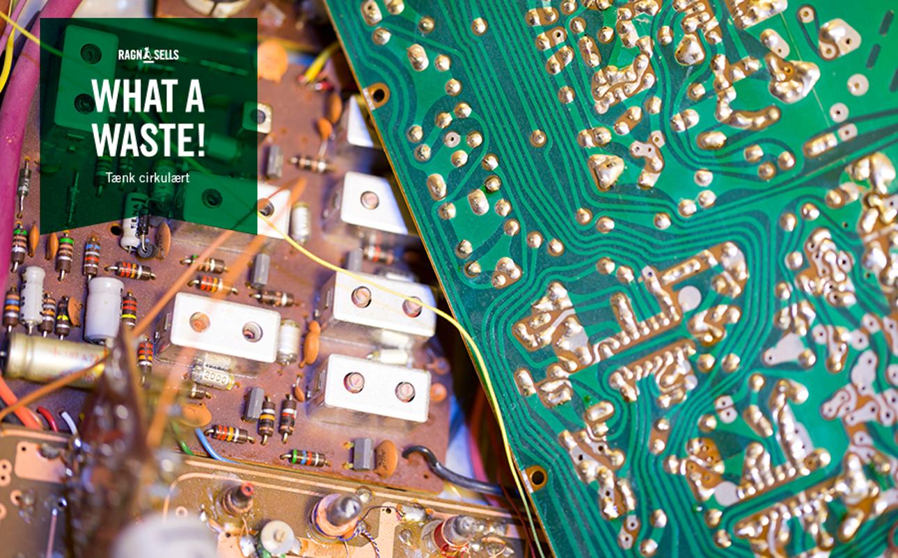 Printplader der er inde i elektronik.