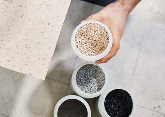 kulstofnegativt råmateriale til gulv