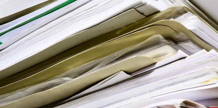 Papir affaldsfraktion Papirbunke