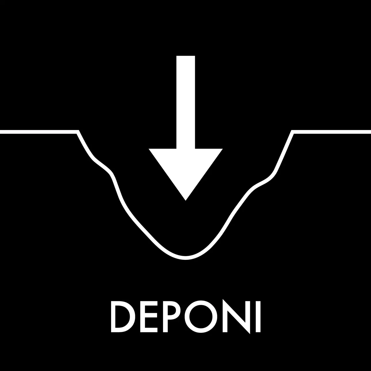 Affald til deponi Piktogram affald til deponi