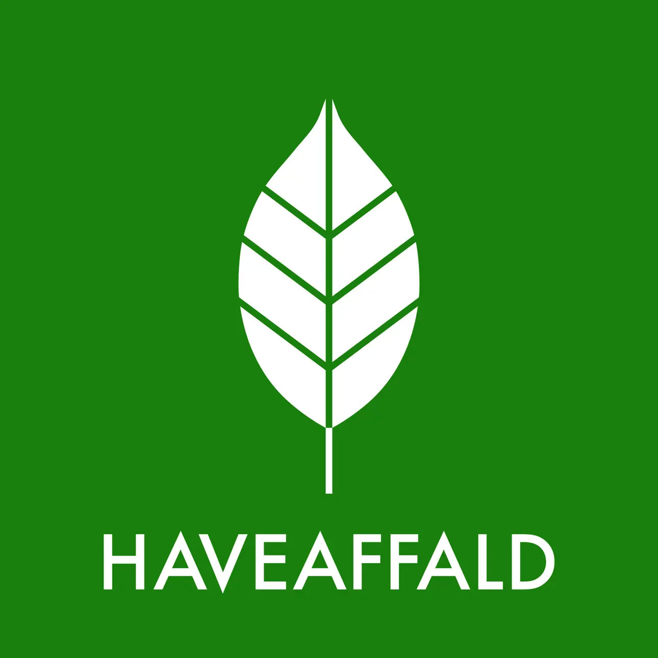 Have- og parkaffald piktogram Have- og parkaffald piktogram