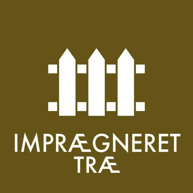 Trykimprægneret træ piktogram Udendørs træ piktogram