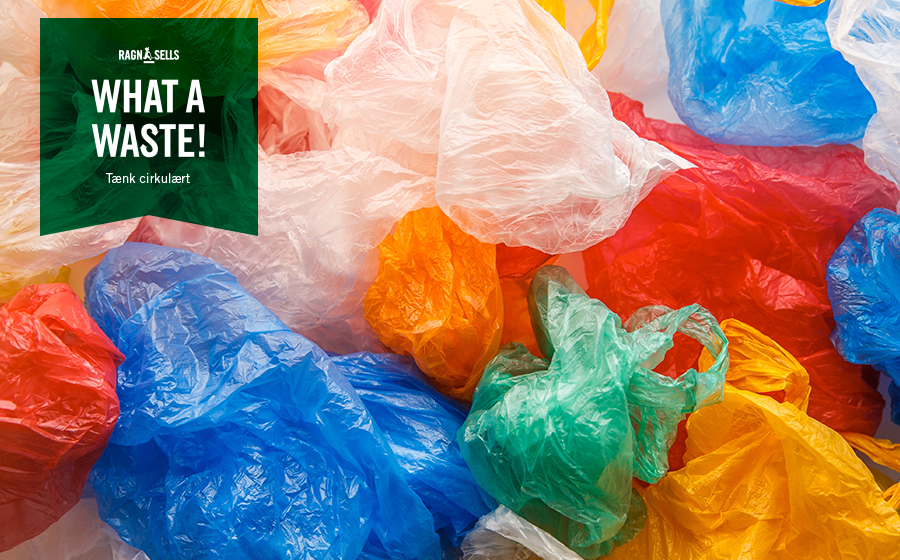 Forskellige farver plastikposer