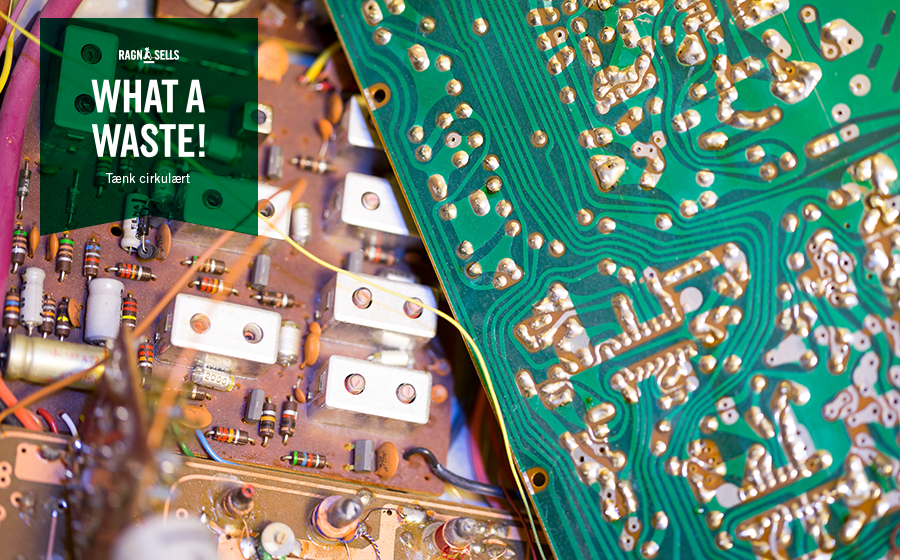 Printplader der er inde i elektronik.